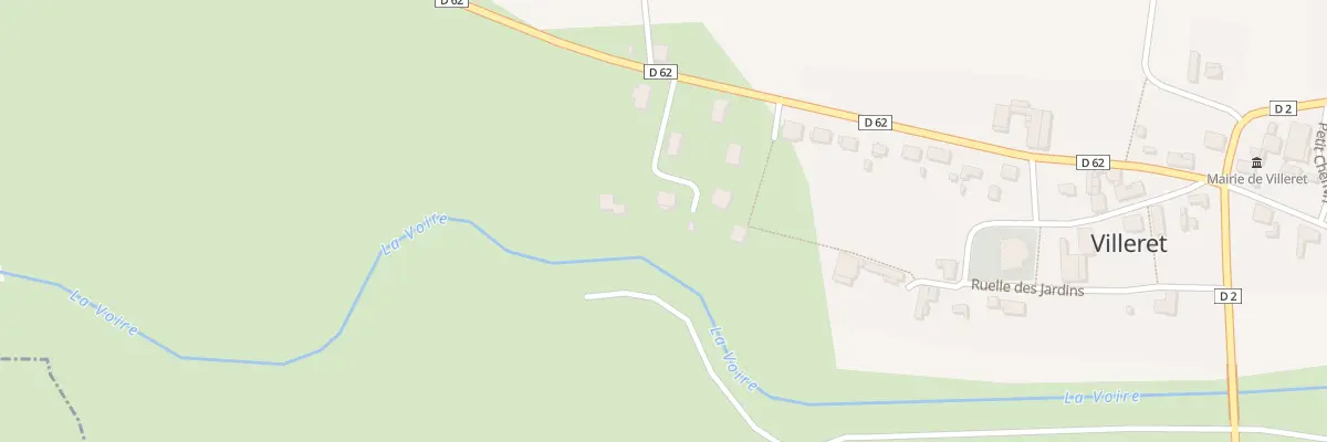 Plan du 10 Imp des Villiers à Villeret