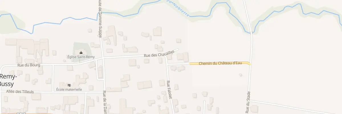 Plan du 8 Rue Falolet à Saint-Remy-sur-Bussy