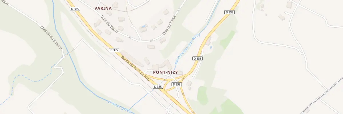 Plan du 667 Rte du Pont de Nizy à Légny