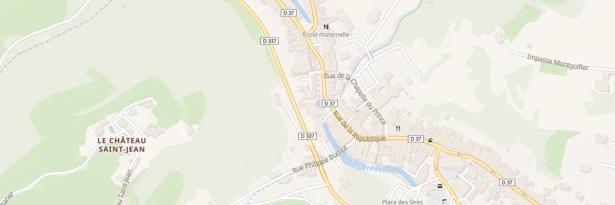 Plan du 28 Rue de la République à Beaujeu