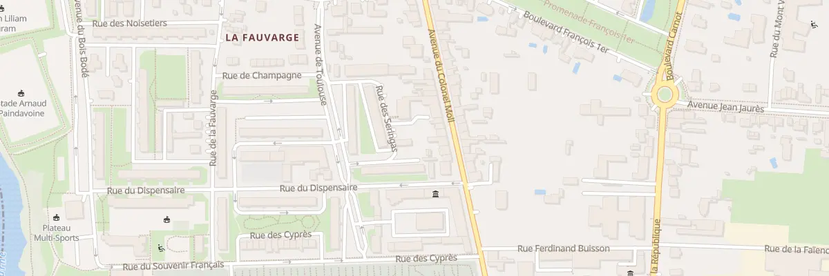 Plan du 31 Av du Colonel Moll à Vitry-le-François