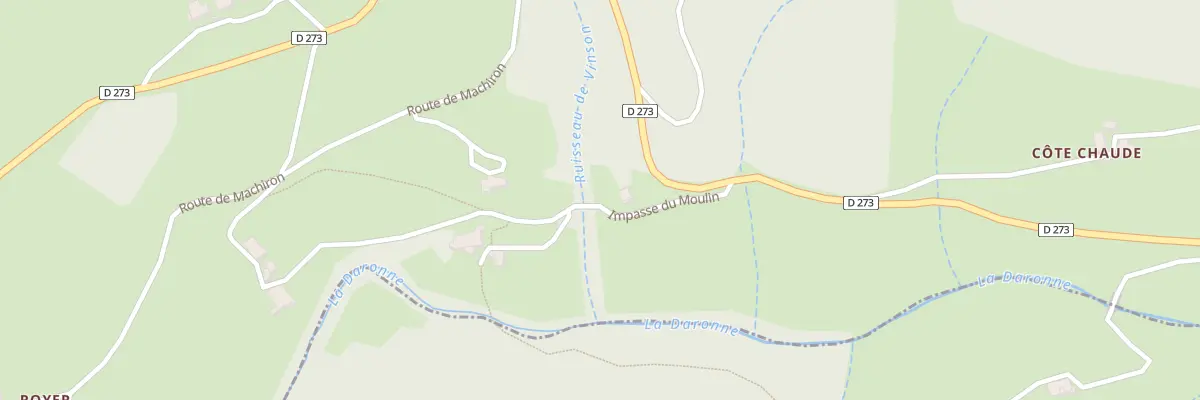 Plan du 40 Imp du Moulin à Pailharès