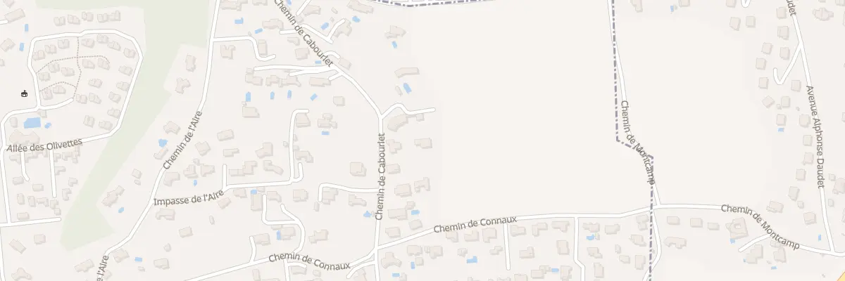 Plan du 5406 Che de Cabourlet à Gaujac