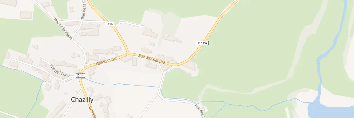 Plan du 7 Rue de Chaume à Chazilly