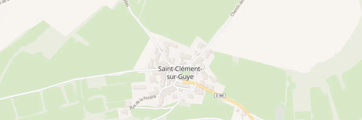 Plan du 1 Rue du Champ Poutot à Saint-Clément-sur-Guye
