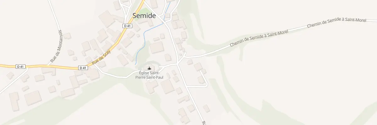 Plan du 13 Rue de l’Eglise à Semide