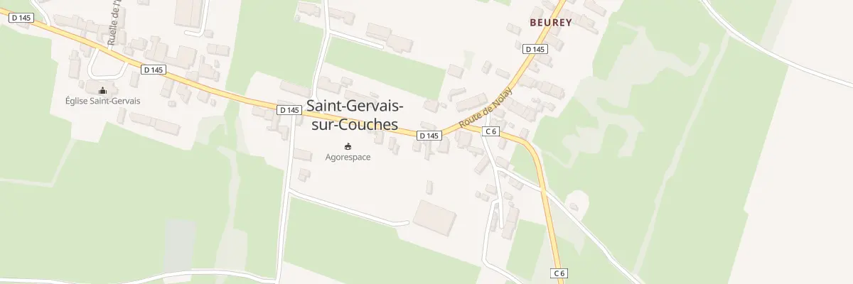 Plan du 5071 Beurey à Saint-Gervais-sur-Couches