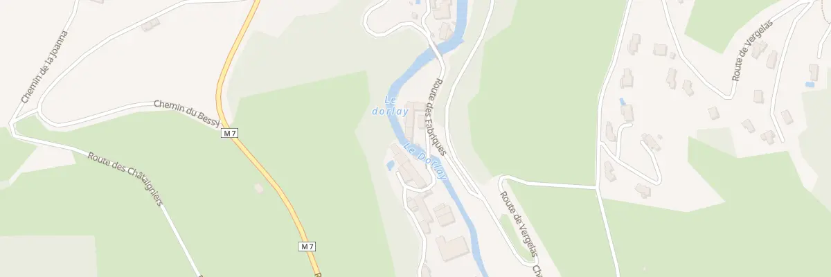 Plan du 930 Rte des Fabriques à Saint-Paul-en-Jarez