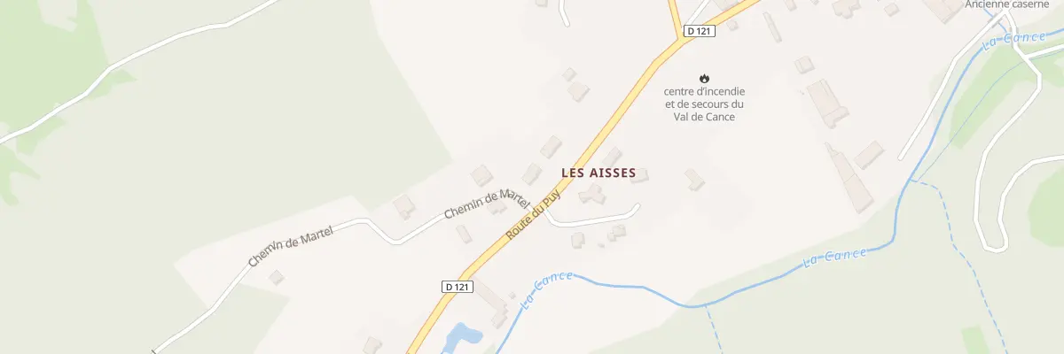 Plan du 5422 Che de Martel à Villevocance