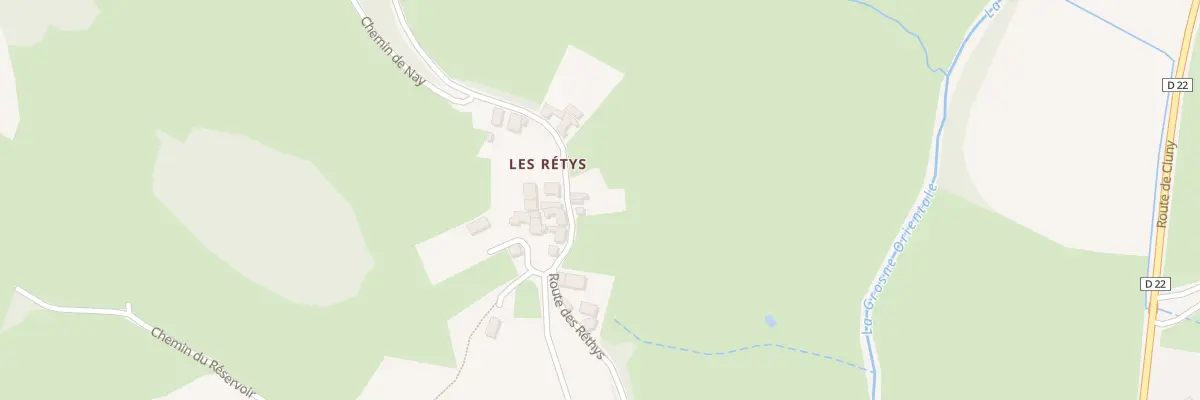 Plan du 5046 Les Retys à Germolles-sur-Grosne