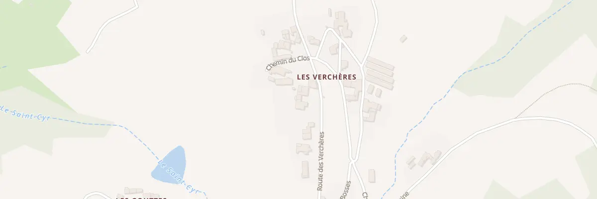 Plan du 865 Rte des Vercheres à Courzieu