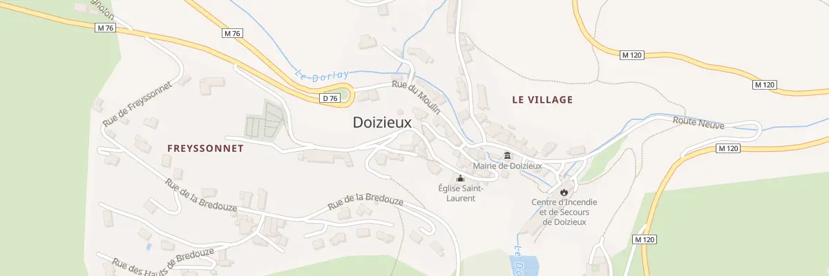 Plan du 193 Rue de la Tour à Doizieux
