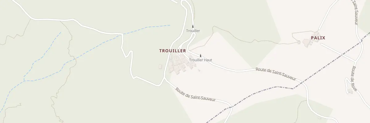 Plan du 100 Pl de Trouiller à Saint-Maurice-en-Chalencon
