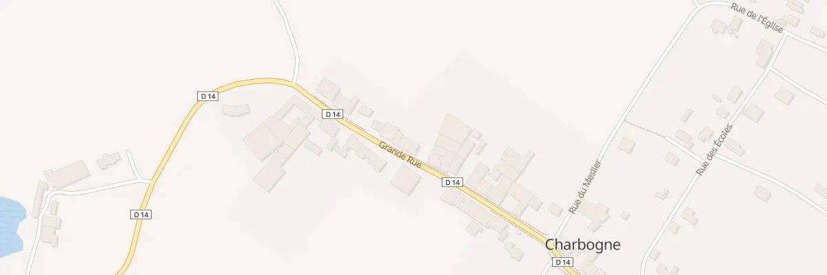 Plan du 44 Grande Rue à Charbogne
