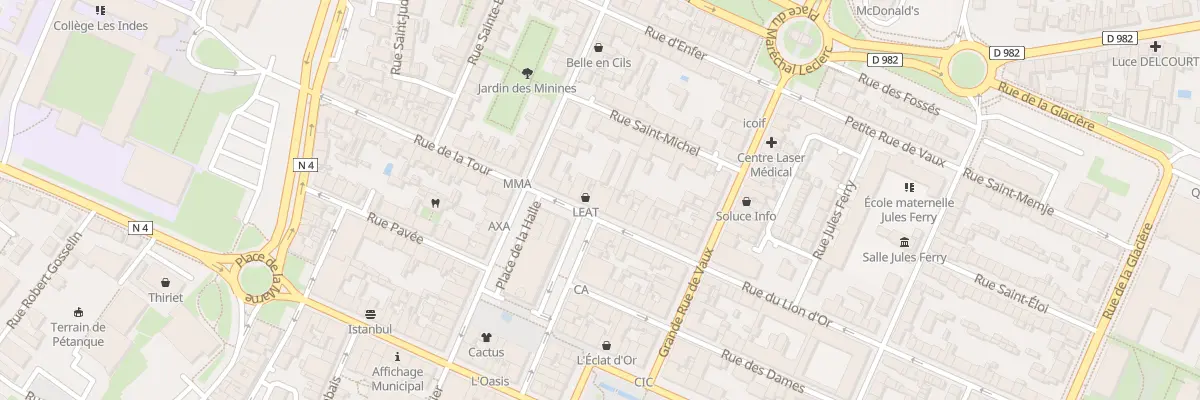 Plan du 42 Rue de la Tour à Vitry-le-François