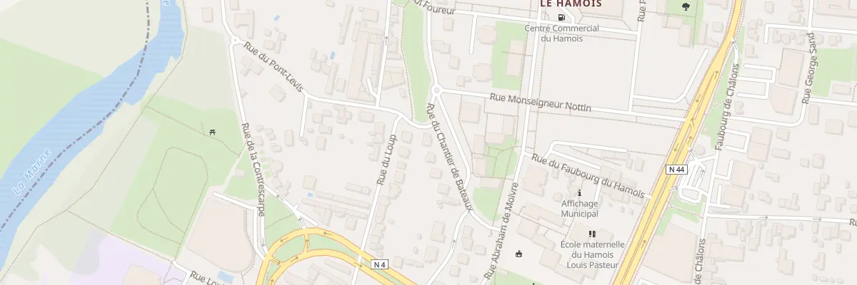 Plan du 11 Rue du Chantier de Bateaux à Vitry-le-François