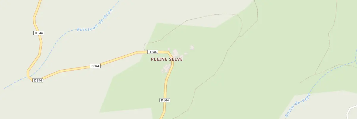 Plan du 5223 Pleine Selve à Pranles