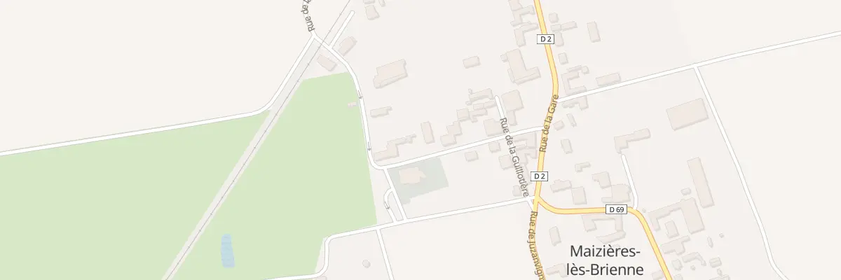 Plan du 8 Rue de l’Eglise à Maizières-lès-Brienne