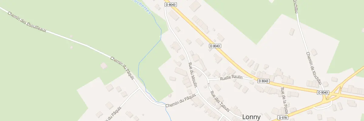 Plan du 27 Rue du Moulin à Lonny
