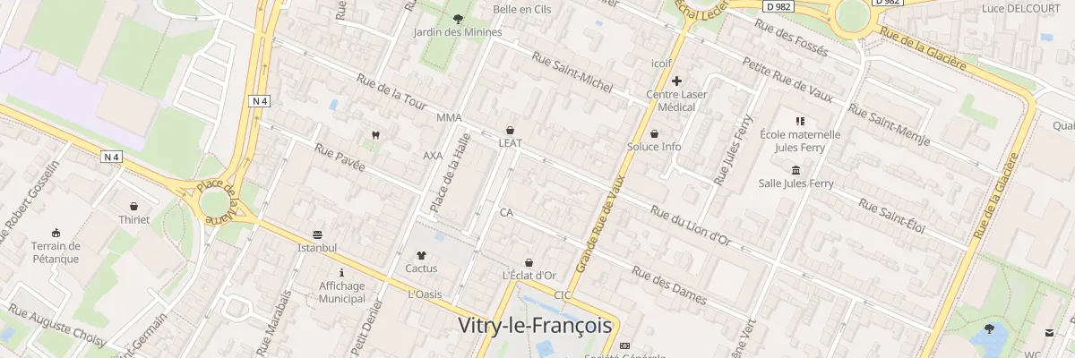 Plan du 41 Rue de la Tour à Vitry-le-François