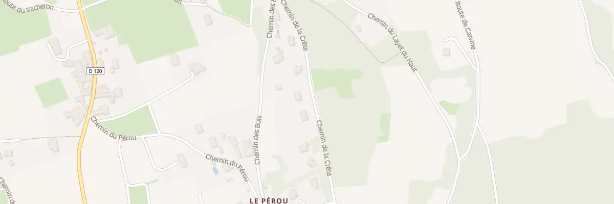 Plan du 381 Che de la Crête à Val d’Oingt