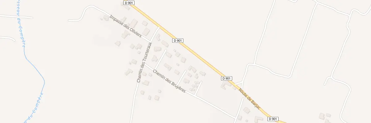Plan du 5434 Che des Bruyères à Saint-Julien-de-Peyrolas