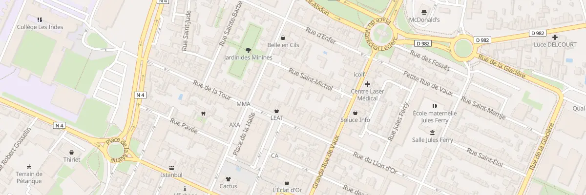 Plan du 7 Rue Saint-Michel à Vitry-le-François