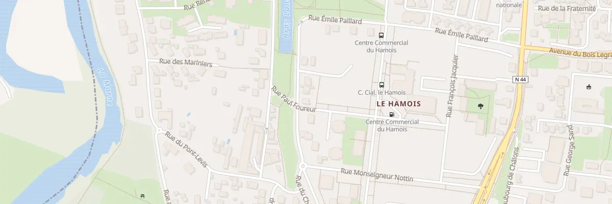 Plan du 20 Rue du Chantier de Bateaux à Vitry-le-François