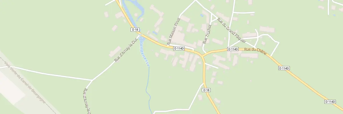 Plan du 28 Rue du Chêne à Créancey