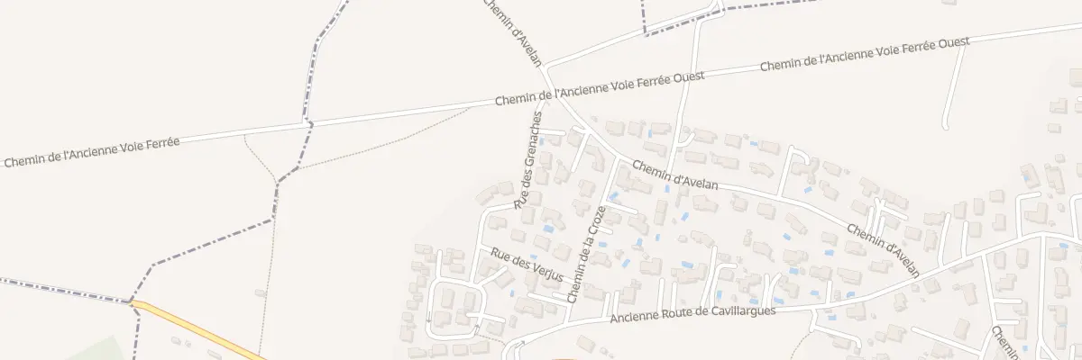 Plan du 3 La Crose à Connaux