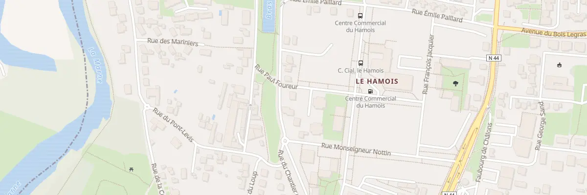 Plan du 16 Rue du Chantier de Bateaux à Vitry-le-François
