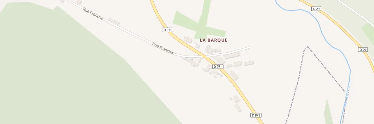 Plan du 10B Rue Franche à Aisey-sur-Seine