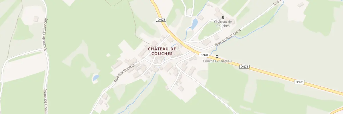Plan du 12 Rue du Château à Couches