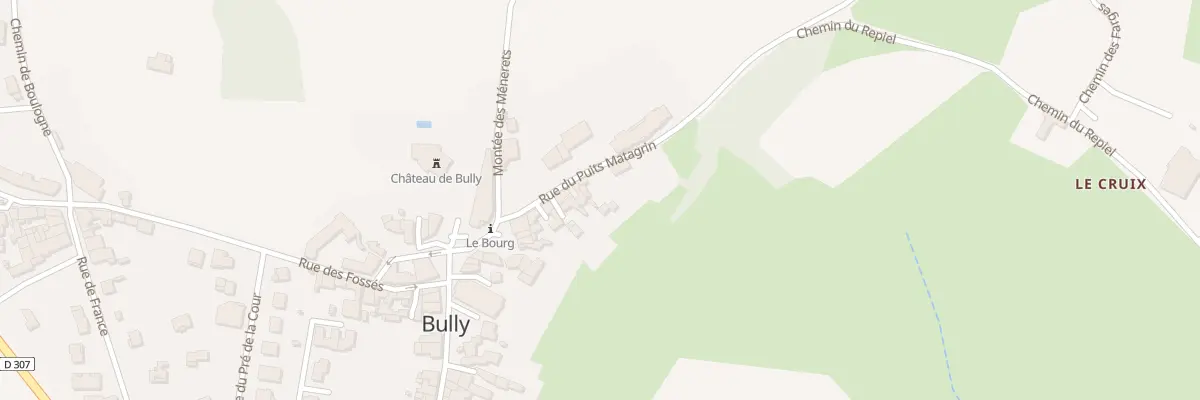 Plan du 86 Rue du Puits Matagrin à Bully