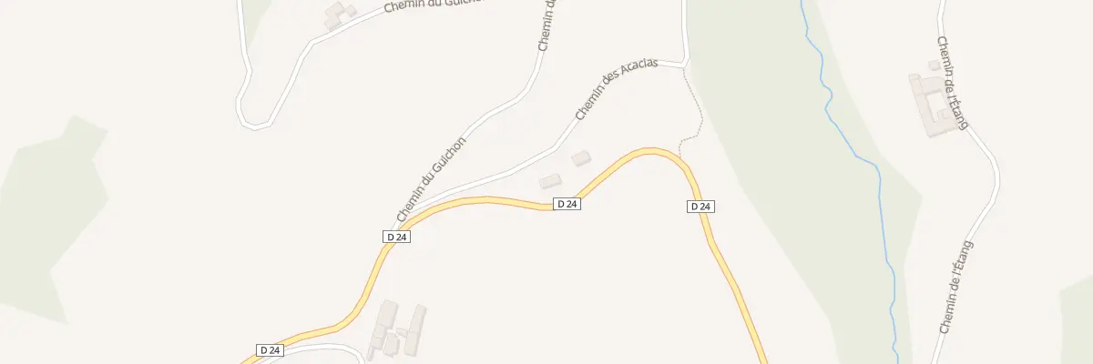 Plan du 62 Che des Acacias à Chevinay