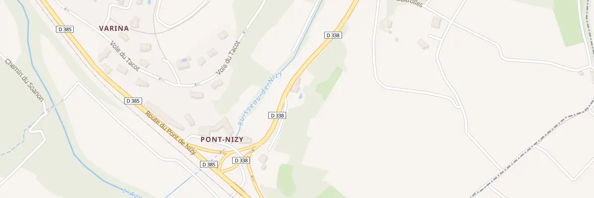 Plan du 130 Rd 338 à Légny