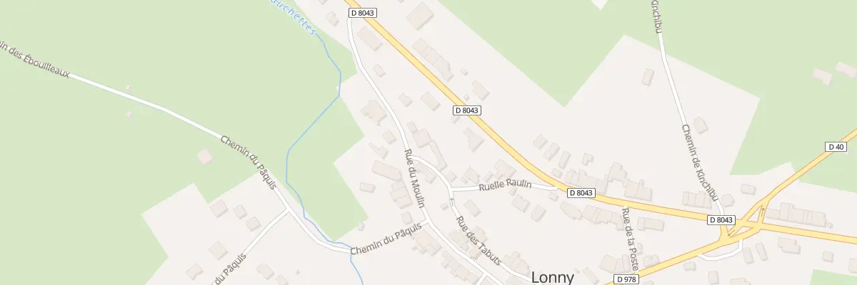 Plan du 20 Rue du Moulin à Lonny