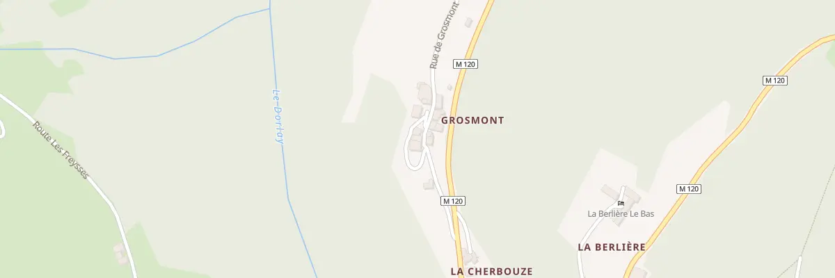 Plan du 129 Grosmont à Doizieux