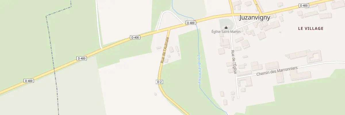 Plan du 4 Rue de l’Aulnaie à Juzanvigny
