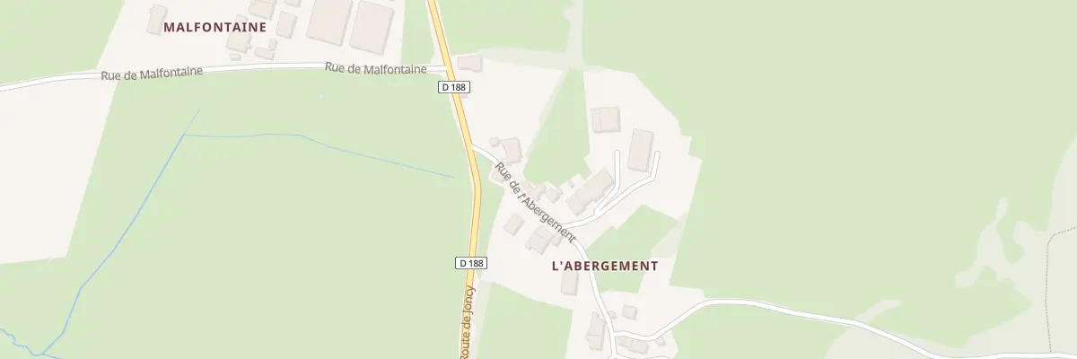 Plan du 3 Rue de l’Abergement à Burzy