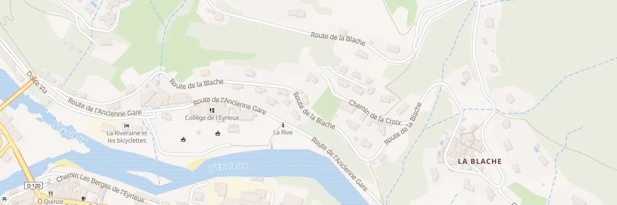 Plan du 455 Rte de la Blache à Saint-Sauveur-de-Montagut
