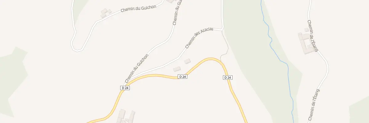 Plan du 70 Che des Acacias à Chevinay