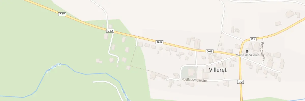 Plan du 7 Rue Gabrielle d’Estrées à Villeret