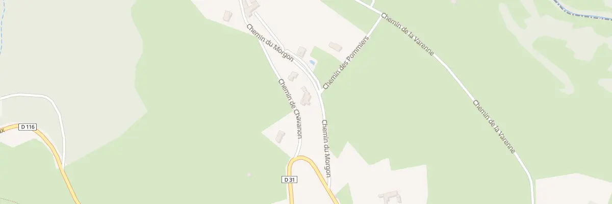 Plan du 171 Che du Morgon à Ville-sur-Jarnioux