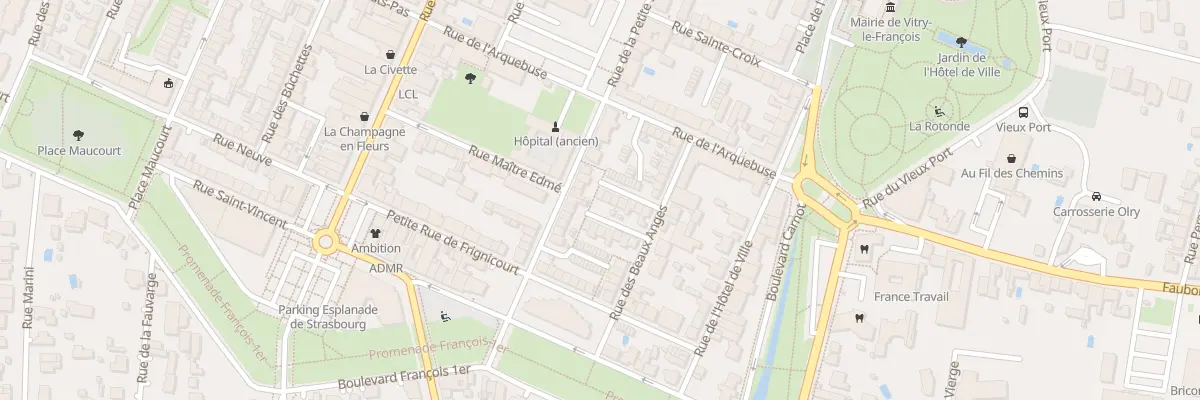 Plan du 37 Rue des Beaux Anges à Vitry-le-François