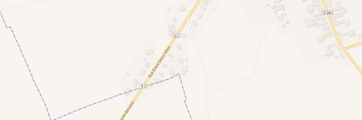 Plan du 10 Rue Entre Deux Villes à Hampigny