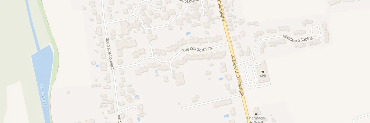 Plan du 23 Rue des Sorbiers à Frignicourt