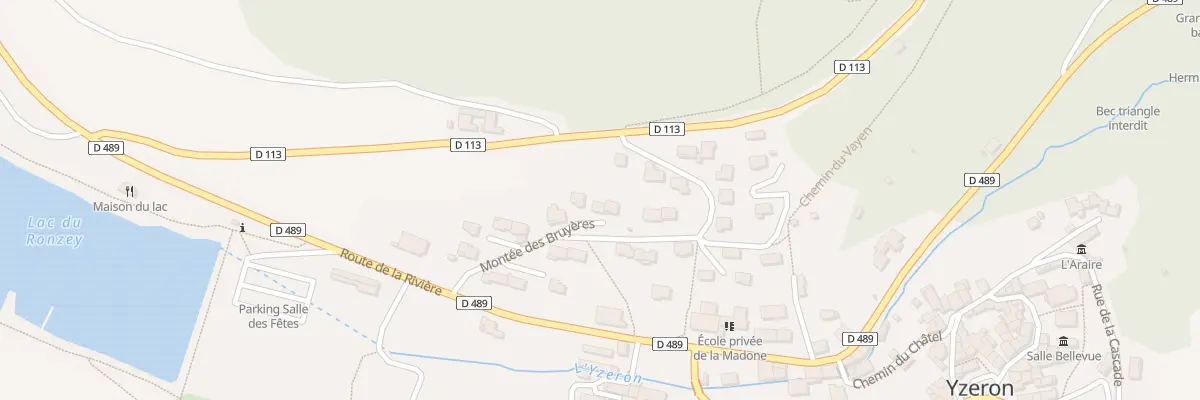 Plan du 13 Mte des Bruyères à Yzeron