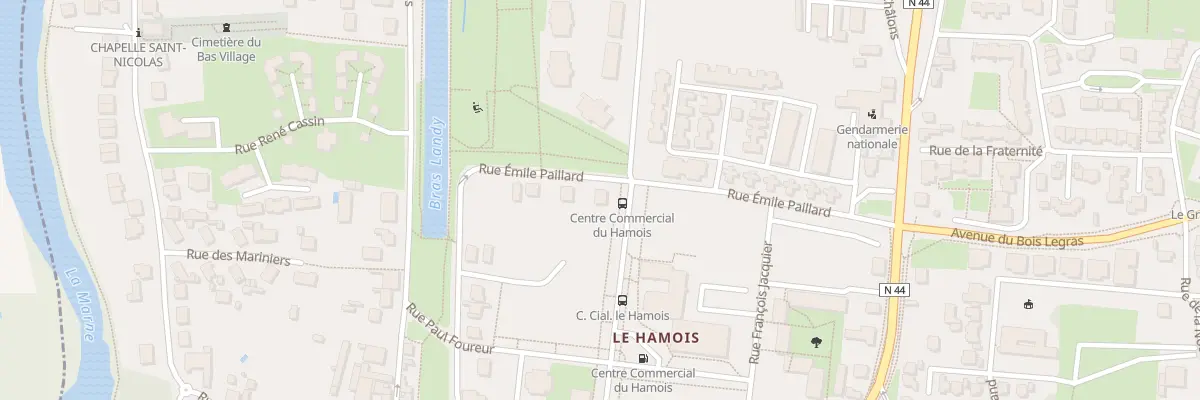 Plan du 5 Rue Emile Paillard à Vitry-le-François