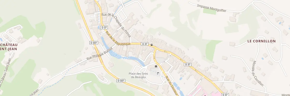 Plan du 224 Rue de la République à Beaujeu